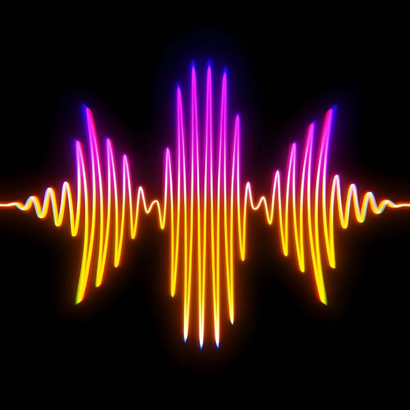 colorful waveforms