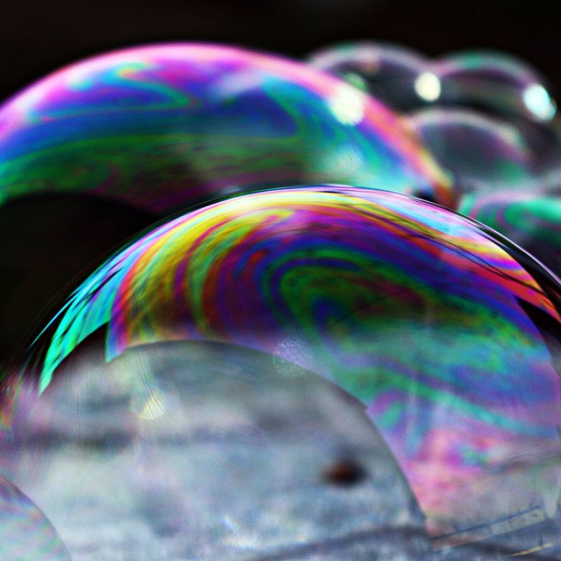 soap bubbles